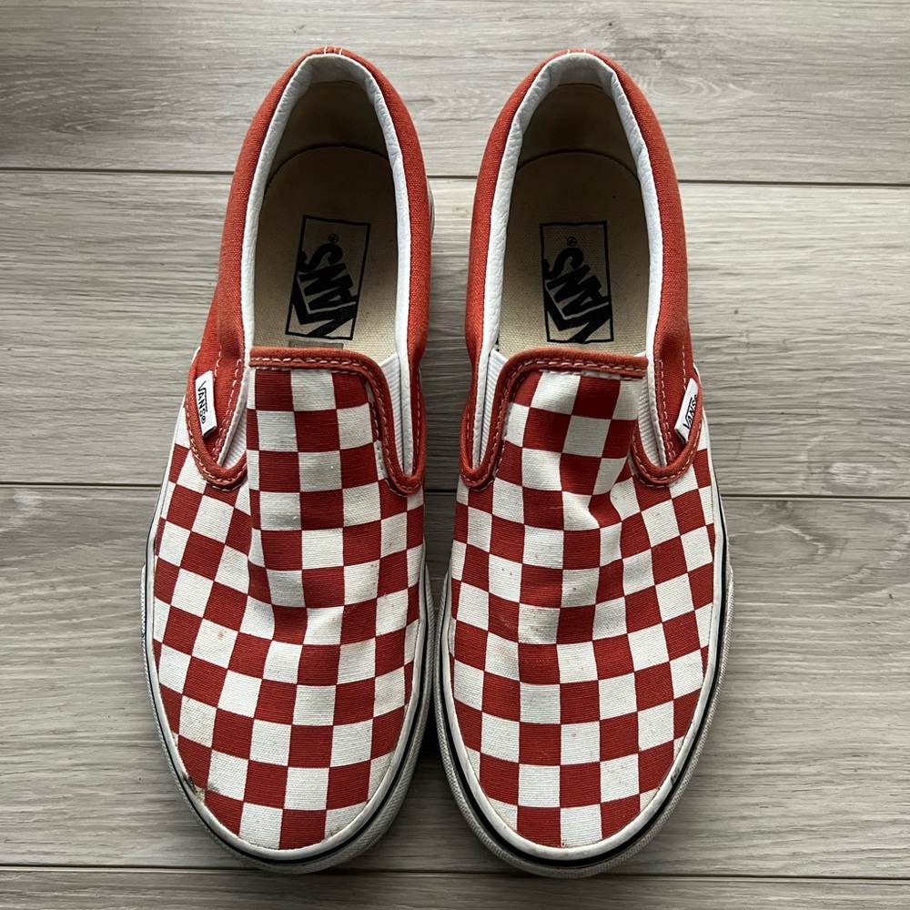 Vans Rust Checkered Slip-On Shoes